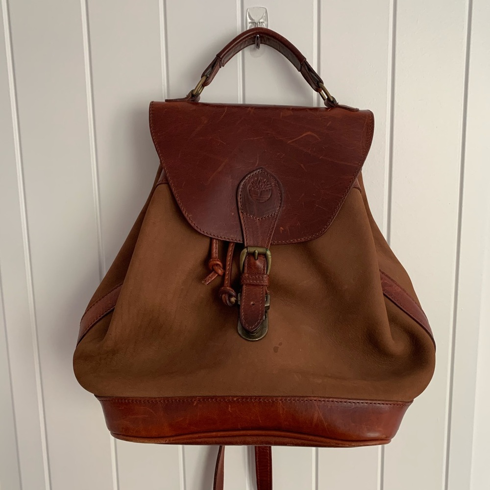 Vintage timberland purse backpack